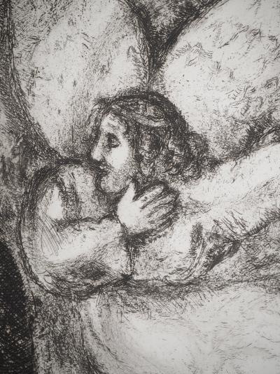 Marc CHAGALL : Passage du Jourdain, Gravure originale signée 2