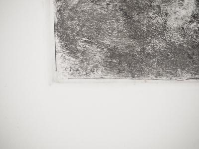 Marc CHAGALL : Josué devant l'ange à l'épée, Gravure originale signée 2