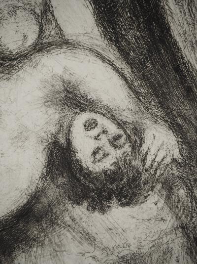 Marc CHAGALL : Samson et Dalila, Gravure originale signée 2