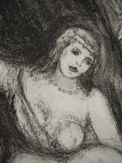 Marc CHAGALL : Samson et Dalila, Gravure originale signée 2