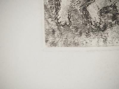 Marc CHAGALL : Anne invoque l'Eternel, Gravure originale signée 2