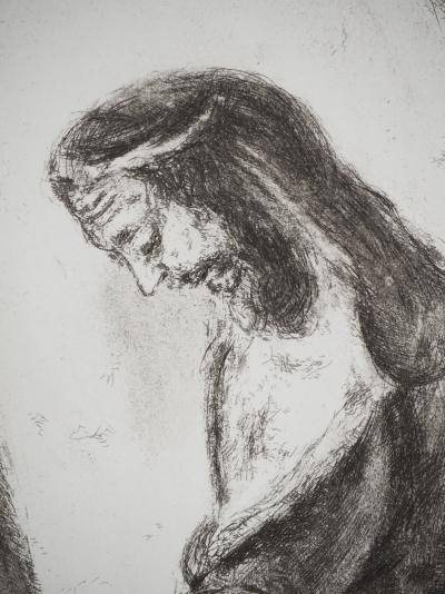 Marc CHAGALL : Jérémie dans la fosse, Gravure originale 2