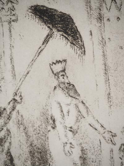 Marc CHAGALL : La reine de Saba, Gravure originale signée 2