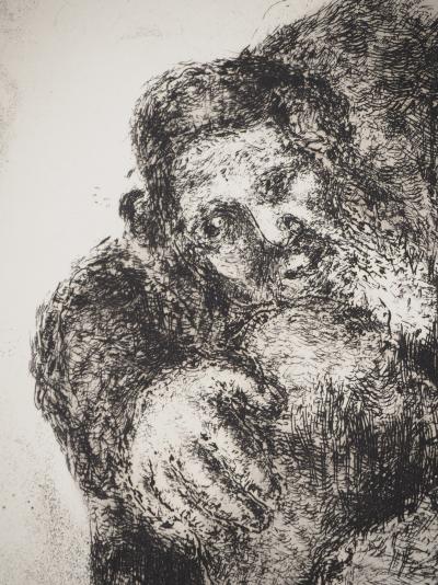 Marc CHAGALL : Elie sur le mont Carmel, Gravure originale signée 2