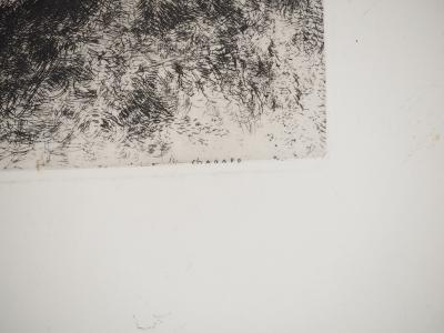 Marc CHAGALL : Elie sur le mont Carmel, Gravure originale signée 2