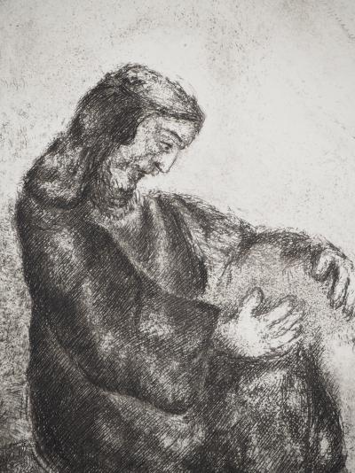 Marc CHAGALL : Prophétie sur Jérusalem, Gravure originale signée 2