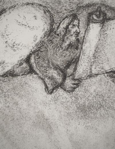 Marc CHAGALL : Prophétie sur Jérusalem, Gravure originale signée 2