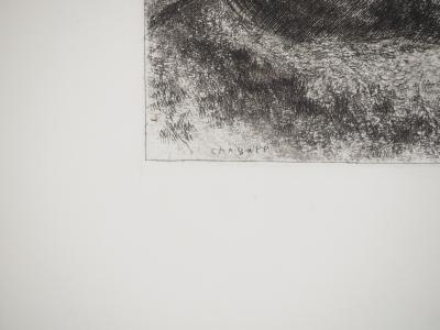 Marc CHAGALL : Prophétie sur Jérusalem, Gravure originale signée 2