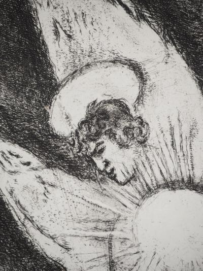 Marc CHAGALL : Vocation de Jérémie, Gravure originale signée 2