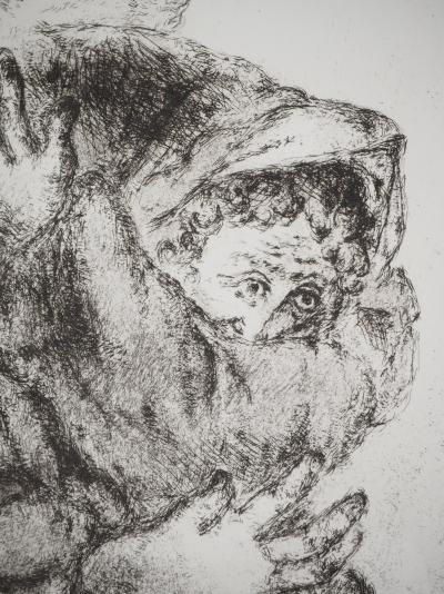 Marc CHAGALL : Prière d'Esaïe, Gravure originale signée 2