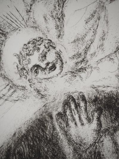 Marc CHAGALL : Prière d'Esaïe, Gravure originale signée 2