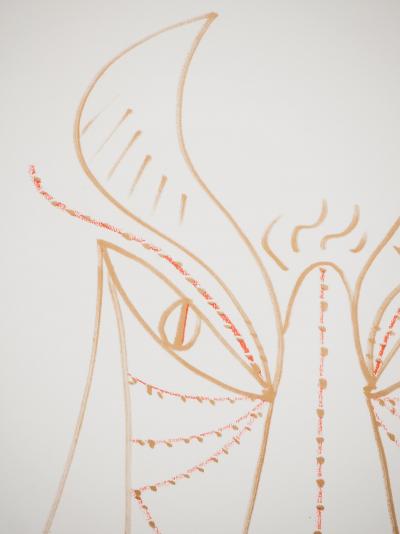 Jean COCTEAU : Visage de Faune, Affiche originale d'époque 2