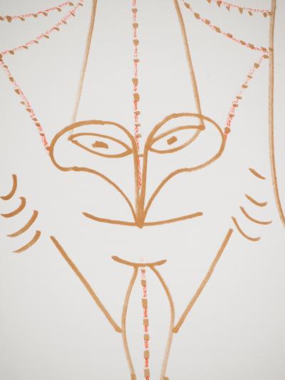 Jean COCTEAU : Visage de Faune, Affiche originale d'époque 2