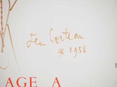 Jean COCTEAU : Visage de Faune, Affiche originale d'époque 2
