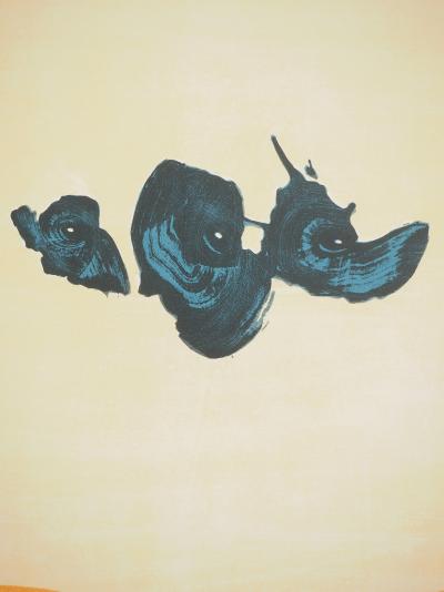 Philippe LABARTHE : Oiseaux surréalistes, Lithographique originale signée 2
