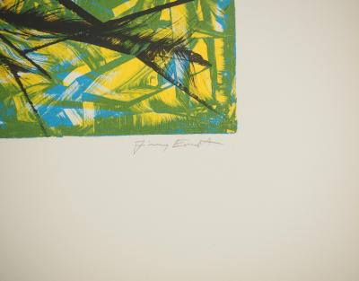 Jimmy ERNST : Envol surréaliste, Lithographie originale signée 2