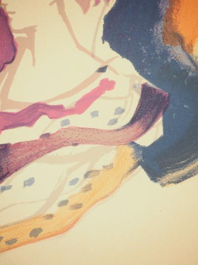 Christian BERARD : Théâtre, L'ange coloré, Affiche en lithographie signée 2