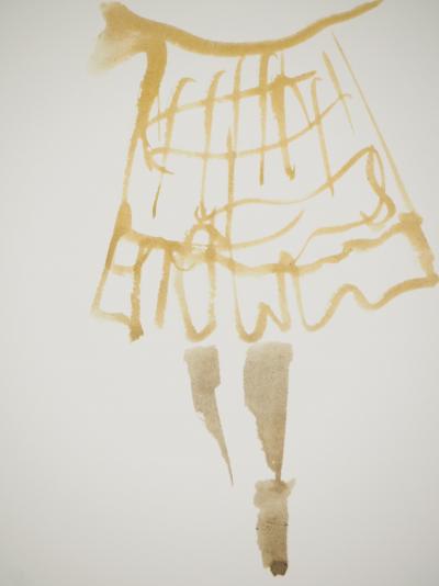 Christian BERARD : La petite fille en jaune, Affiche originale d’époque 2