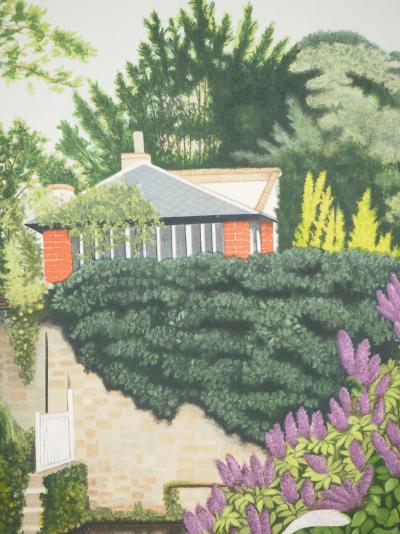 Edouard DERMIT : Jardin, Affiche en lithographie 2