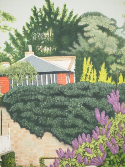 Edouard DERMIT : Jardin, Affiche en lithographie 2