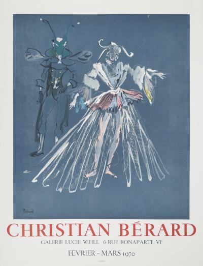 Christian BERARD : Le bal costumé, Affiche en lithographie 2