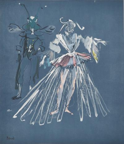 Christian BERARD : Le bal costumé, Affiche en lithographie 2
