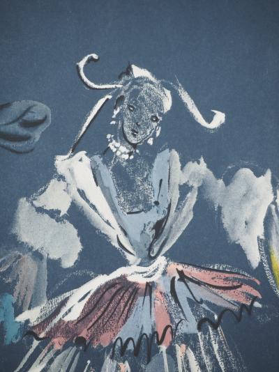 Christian BERARD : Le bal costumé, Affiche en lithographie 2