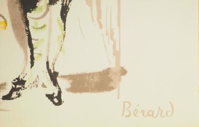 Christian BERARD : Théâtre, les comédiens, Affiche en lithographie signée 2