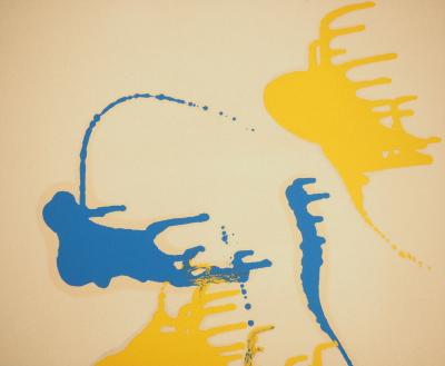 Max ERNST : Tableau coloré, Lithographie originale 2