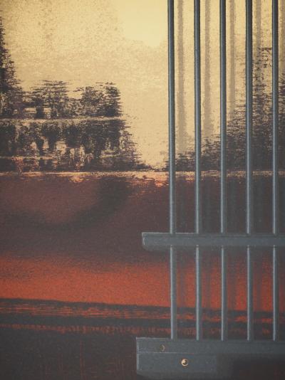 Max ERNST: Freiluftportal, Originallithographie 2