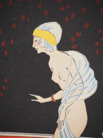 Maggy MONIER : Art déco, L'ultra-moderne, Lithographie et pochoir signée 2
