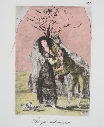 Salvador DALI : Le rejet, Gravure originale signée 2