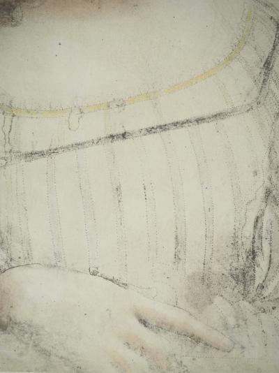 Leonard DE VINCI : Isabelle d'Este, Lithographie et pochoir 2