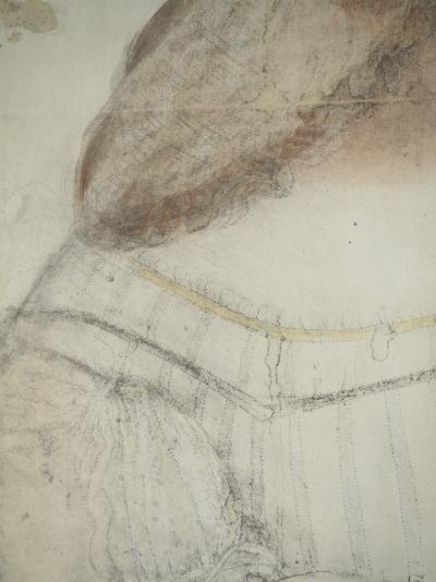 Leonard DE VINCI : Isabelle d'Este, Lithographie et pochoir 2
