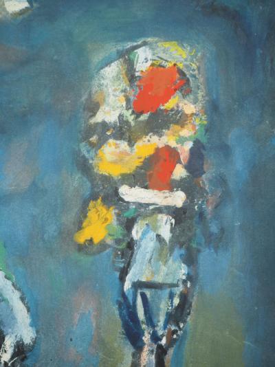 Georges ROUAULT : Cirque, Les Pierrots, Lithographie et pochoir signée 2