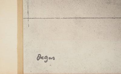 Edgar DEGAS : Ballerine, La répétition, Lithographie et pochoir signée 2