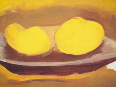 Georges BRAQUE : Hommage à Cézanne, Les pommes, Lithographie et pochoir signée 2