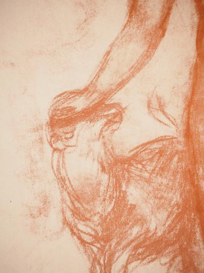 Pierre-Auguste RENOIR: Young shepherdess, signed lithograph and stencil 2
