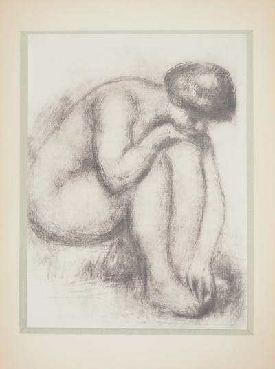 Pierre-Auguste RENOIR : Nu assis Lithographie et pochoir 2
