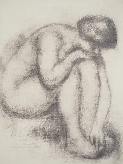 Pierre-Auguste RENOIR : Nu assis Lithographie et pochoir 2