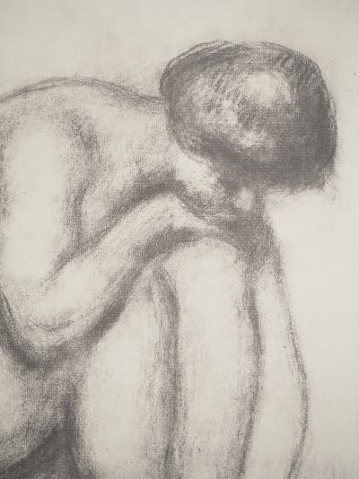 Pierre-Auguste RENOIR : Nu assis Lithographie et pochoir 2