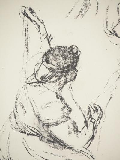Pierre Auguste RENOIR : Sérénade, Lithographie et pochoir signée 2