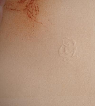 Pierre-Auguste RENOIR : Etude pour un portrait, Lithographie signée 2