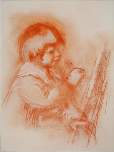 Pierre-Auguste RENOIR : Le jeune artiste, Lithographie signée 2
