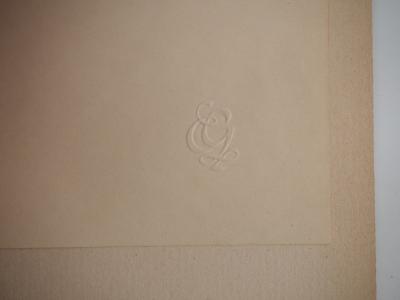 Pierre-Auguste RENOIR : Le champs de fleur, Lithographie 2