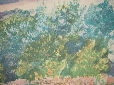 Pierre-Auguste RENOIR : Le champs de fleur, Lithographie 2