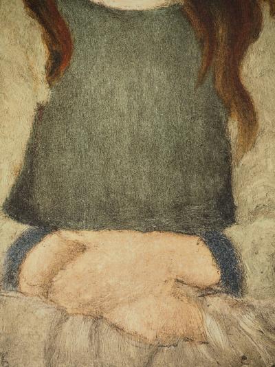 Henri MATISSE : La petite fille au serre-tête, Lithographie signée 2