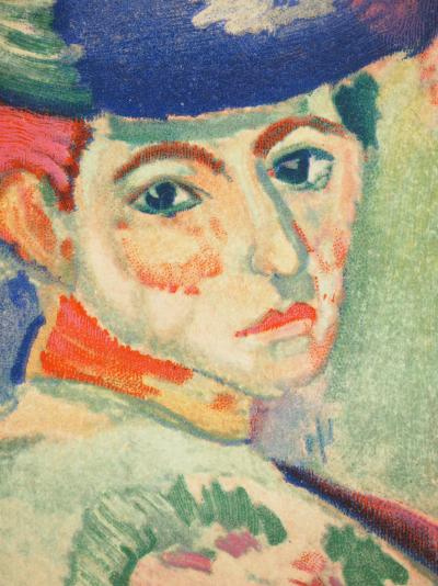 Henri MATISSE : Femme au chapeau, Lithographie signée 2