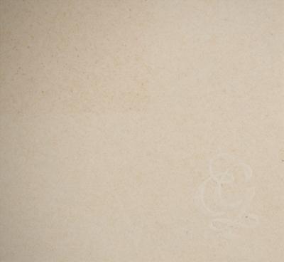Auguste RODIN : Nu appuyé sur un fauteuil, Lithographie et pochoir signé 2