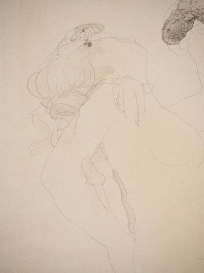 Auguste RODIN : Les jeunes amants, Lithographie et pochoir 2